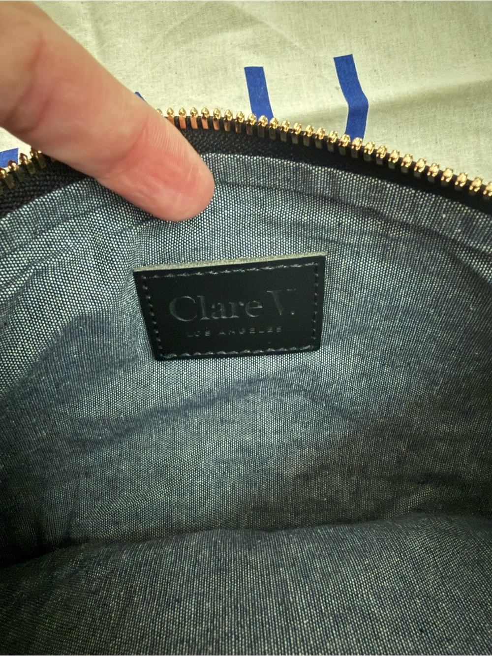 Clare V. Petit Moyen Woven Messenger Bag - Picture 5 of 6